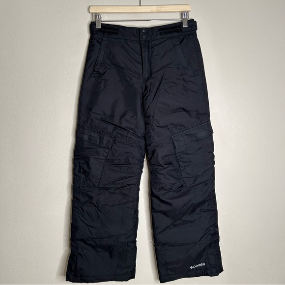 Columbia Black Insulated Snow Pants OMNI-Shield Outgrow Size 14/16 - Picture 1 of 15